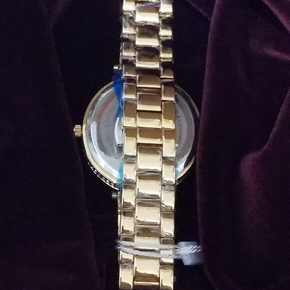18K GOld CZ Diamond Leopard BLING Watch main image 4